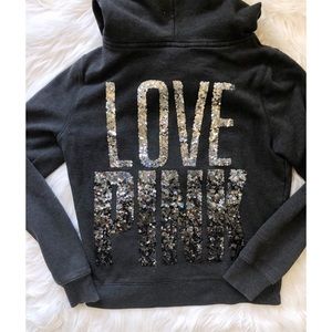 PINK Victoria's Secret Tops - Victoria’s Secret PINK zip up hoodie PINK Victoria's Secret Tops - Victoria’s Secret PINK zip up hoodie
